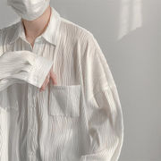 韓国の人気爆発 INSスタイル コート デザインセンス 新品 長袖 怠惰な風 シャツ 薄手