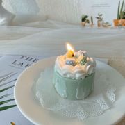 インテリア  誕生日  ギフト 雑貨  ケーキ  ろうそく  プレゼント   ソイキャンドル 照明  燃焼可能
