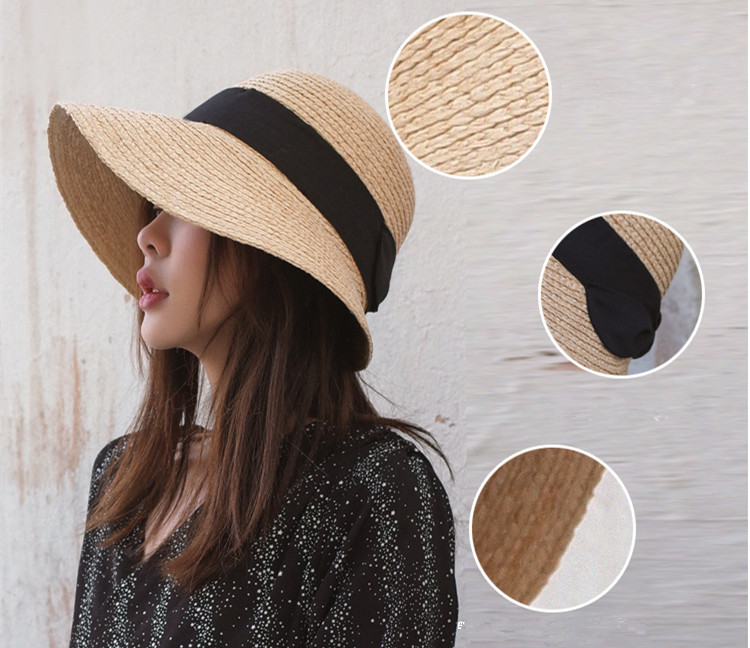 麦わら帽子　帽子　ハット　レディース　夏　日焼け止め　UVカット　通気性いい　ファッション
