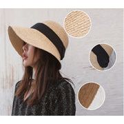 麦わら帽子　帽子　ハット　レディース　夏　日焼け止め　UVカット　通気性いい　ファッション