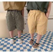 2022夏新作★韓国 縦縞 ショートパンツ ズボン 女の子 男の子 半ズボン 子供服 人気 新品