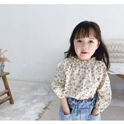 【2022春夏新しい】韓国子供服　 ベビー服 女の子 カジュアル トップス 花柄  シャツ キッズ服