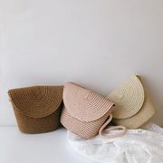 【バッグ】子供用鞄・収納バッグ・かわいい・ファッション・草編みバッグ・斜めがけバッグ・夏新作