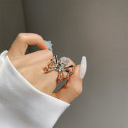 指輪　リング　デザイン　金属　アクセサリー　韓国ファッション　蜘蛛