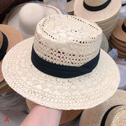 麦わら帽子　帽子　バケットハット　夏　UVカット　日焼け防止　紫外線対策　韓国ファッション