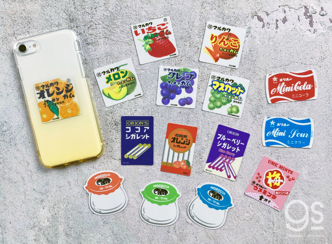 全3種セット】 レトロ駄菓子 ステッカー モロッコヨーグル