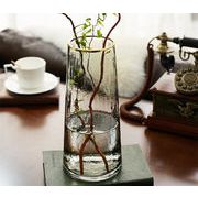 格好いい クリエイティブ 水の文化 フラワーアレンジメントしいハンマーパターン ガラス 花瓶