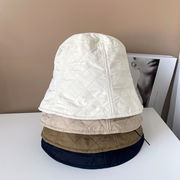 帽子　バケットハット　キルティング　レディース　ファッション　韓国風　折り畳み