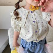 【2022夏新作】韓国風子供服 ベビー服 　　ファッション　　ベビー服　　花柄　　Tシャツ
