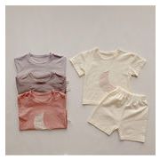 2022新作　子供服　夏　tシャツ　パンツ　2点セット　セットアップ　韓国子供服　可愛い 4色