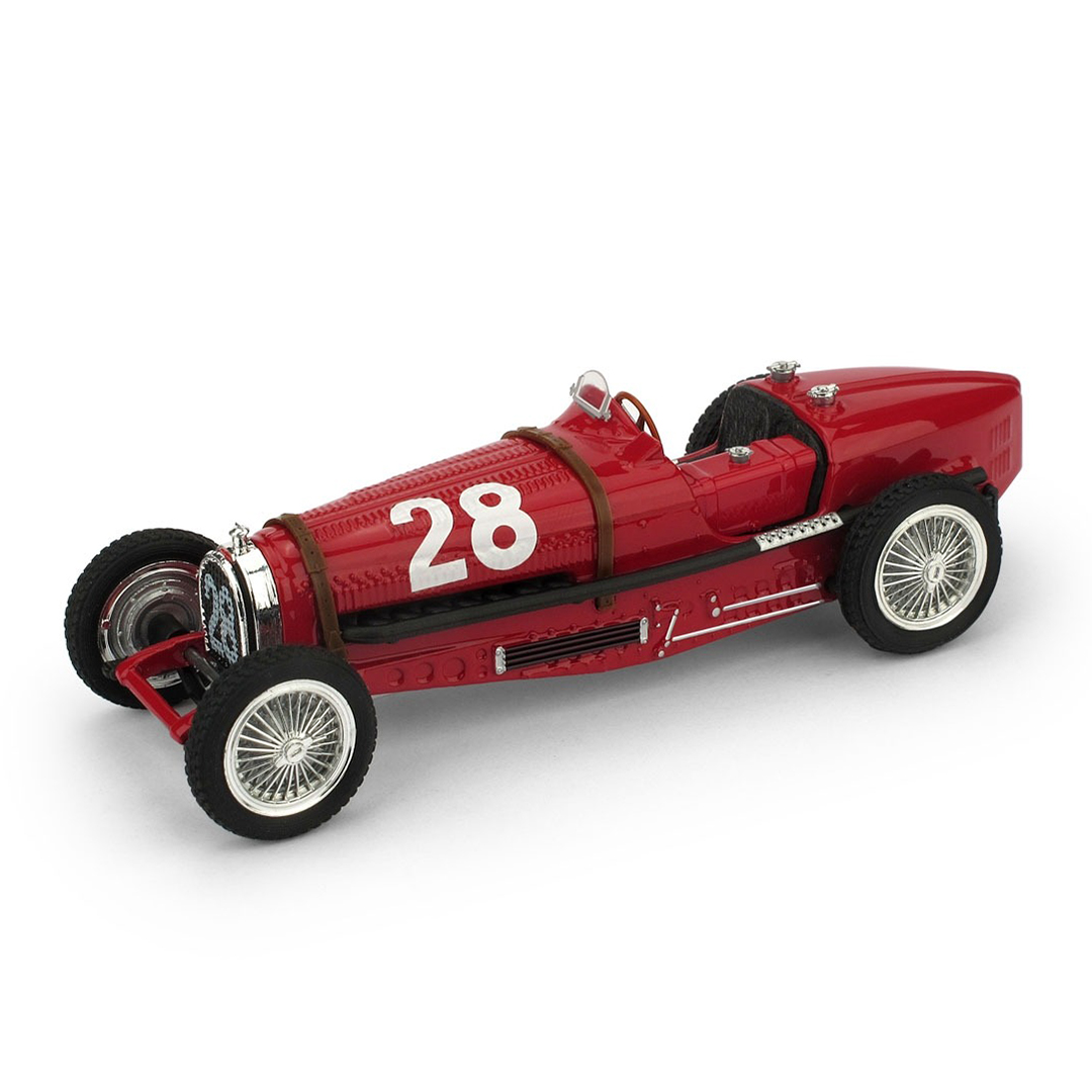 BRUMM/ブルム ブガッティ タイプ 59 1934年モナコGP  #28 Tazio Nuvolari