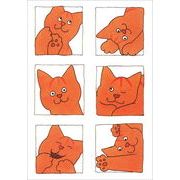 ポストカード イラスト ディッキー・ディックシリーズ「いろんな表情のディッキー」