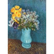 ポストカード アート ゴッホ「青い花瓶に入った花束」名画 郵便はがき
