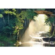 ポストカード カラー写真 日本風景シリーズ「君津市 濃溝の滝」観光地 名所 メッセージカード