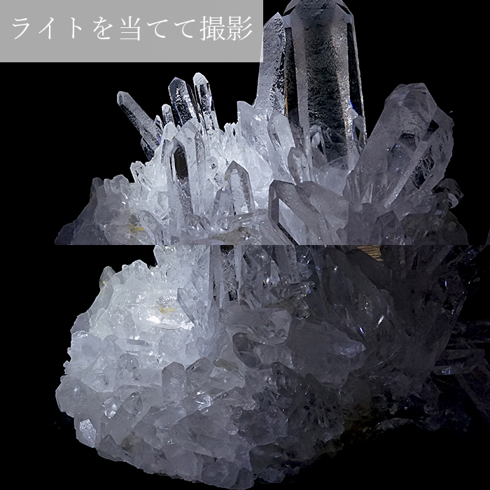 クリスタルクラスター 一点もの ゼッカデソーザ水晶 クラスター 3277.6g ブラジル