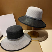 麦わら帽子　帽子　バケットハット　夏　UVカット　つば広　日焼け防止　紫外線対策