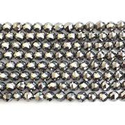 連　テラヘルツ　100面カット　 6mm　パーツ　天然石　素材　健康　免疫力　自然治癒