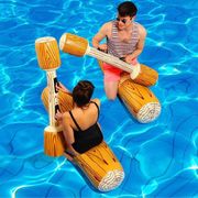 子供用　大人浮き輪 浮き輪　うき輪　 プール用品 浮輪 海水浴 水遊び用品 親子うき輪　4点セット