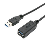 【5個セット】 ミヨシ USB3.0延長ケーブル マグネットタイプ 1m USB-EXM3