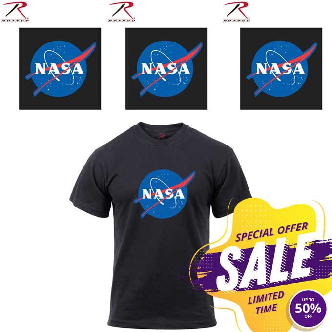 ★アウトレットセール♪Rothco NASA Meatball Logo T-Shirt  17127