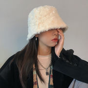 バケットハット　レディース　帽子　韓国ファッション　秋　冬　ファー