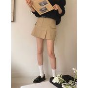 2022夏INS★ファッション　デザイン 　レトロ　キュロットスカート