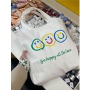 ユニセックス トートバッグ ショッピング袋 大容量 ズック