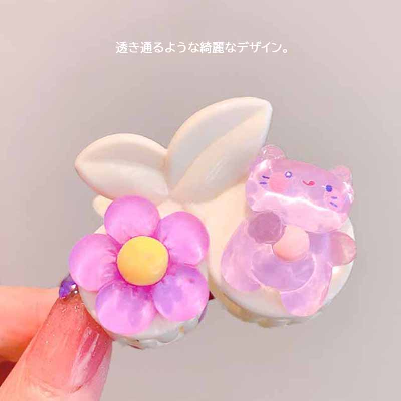 キッズ ベビー ヘアアクセサリー ミニ ヘアピン ヘアクリップ ハート