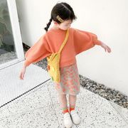 春秋　子供服　セーター+スカート　女の子　2点セット　ファッション