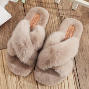 サンダル　レディース靴　シューズ　冬　フワフワ靴　カジュアル系　韓国ファッション
