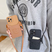 新作 スマホケース iPhoneケース iPhone13ケース ショルダー 携帯ケース PU革 TPU携帯カバー カード入れ