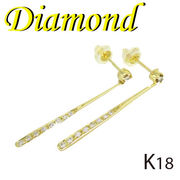 1-2208-02017 RDS  ◆  K18 イエローゴールド ダイヤモンド  デザイン ピアス