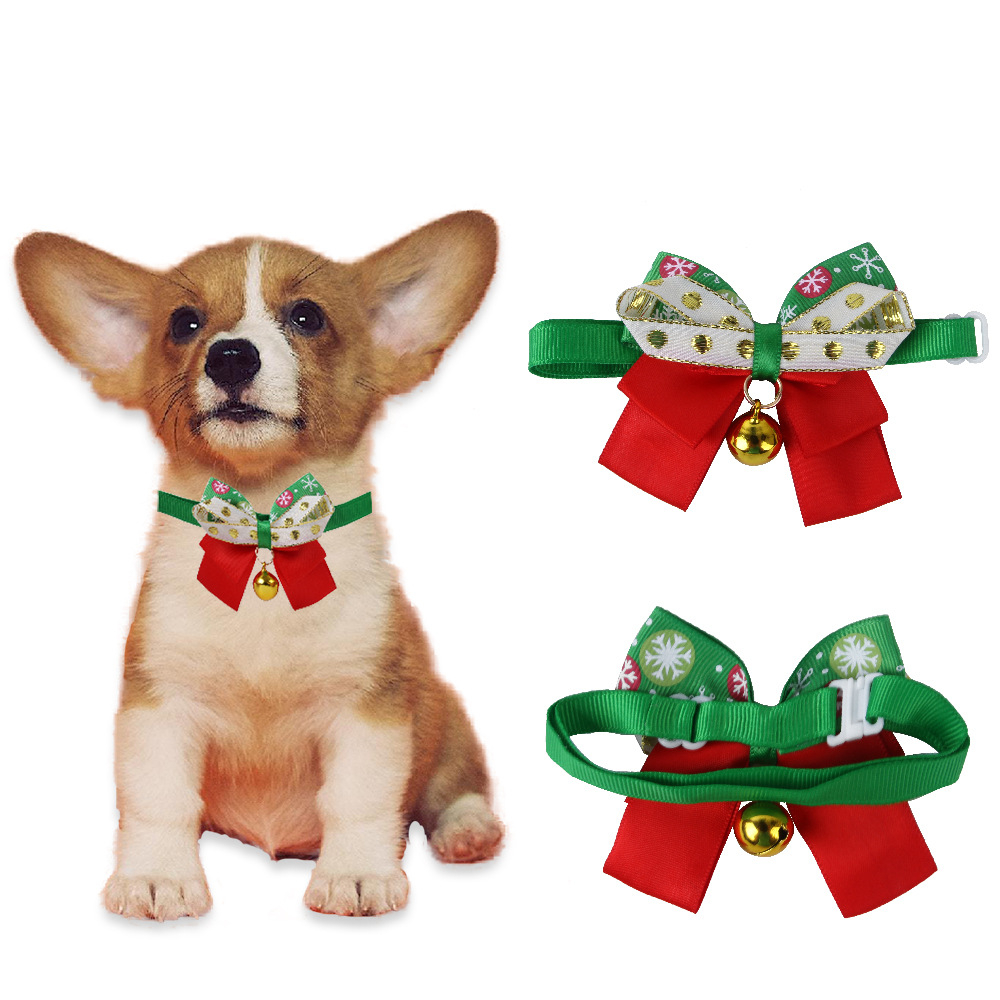 新品 クリスマスアクセサリー ペット用品 ★クリスマスパーティー 小型犬の猫のクリスマスの犬の首輪
