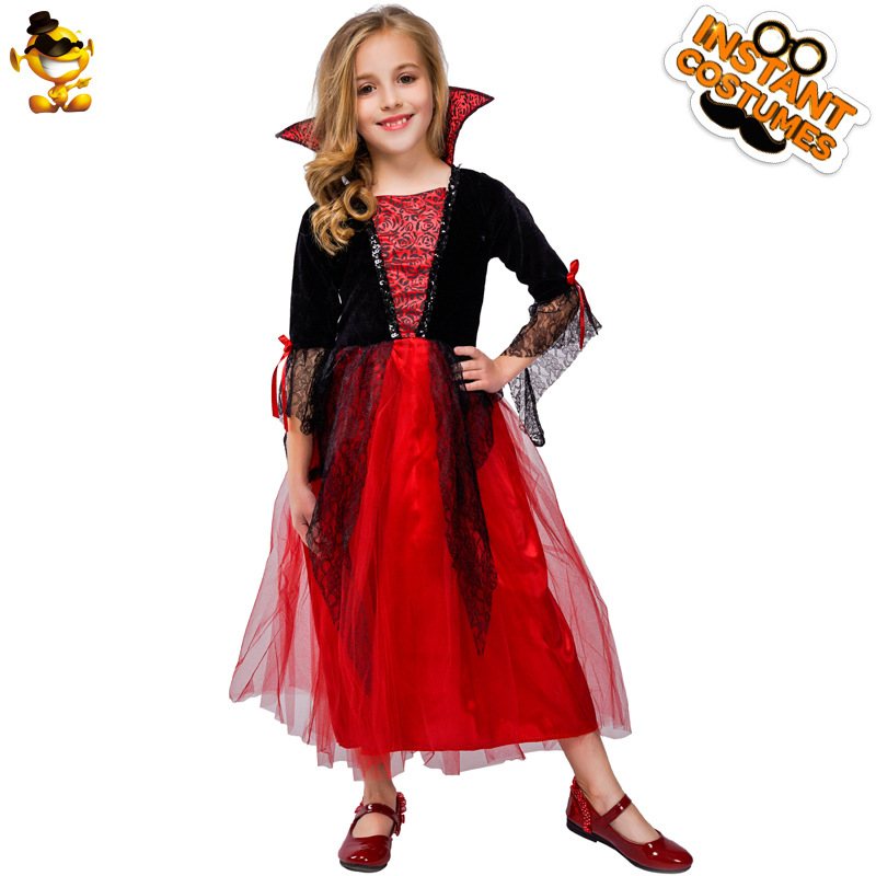 ハロウィン コスプレ コスプレ キッズ 女の子 ヴァンパイア ドレス コスチューム ハロウィン衣装