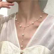 ネックレス・首飾り・アクセサリー・シンプル・ファッション雑貨・真珠