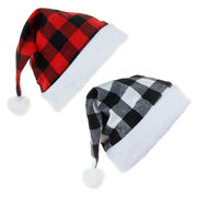クリスマス★オーナメントパーティー★チェック柄★帽子★装飾品★クリスマス帽子