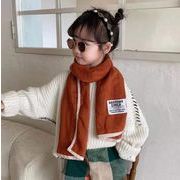 秋冬新作　赤ちゃん・子供用スクエアタオル    韓国風  子供スカーフ 赤ちゃんビブ 暖かい スカーフ