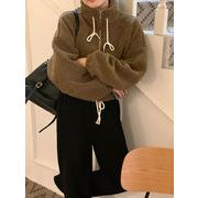 INS 秋冬新作 ins超人気 韓国系  韓国ファッション ラムスキン  2色 防寒 中綿コート