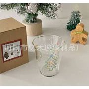INS 人気 創意撮影装具 クリスマス ウォーターカップ コーヒーカップ インテリア グラス 置物を飾る