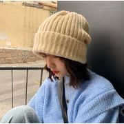 韓国風 秋冬人気 キッズ服   レディース かわいい ニット帽 キャップ 韓国ファッション6色