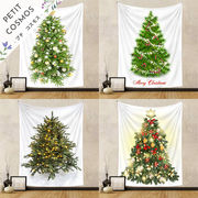 5サイズ☆壁飾り布 クリスマスツリー タペストリー 壁掛け インテリア もみの木 北欧 おしゃれ