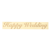 PFバルーン用転写シール　Happy　Wedding