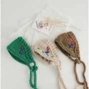 韓国風子供服  子供 子供帽子 カチューシャ ベビー ボアハット キッズ ニット帽子 ハット 3色
