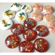 新入荷  半丸 ビーズDIY素材丸形 手作り アクセサリーパーツDIYヘアアクセサリーパーツ