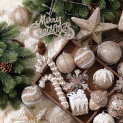 ★新品クリスマスお祝い飾り★雰囲気の小道具★ 8ピース/セット塗装クリスマス ボール ★店のウィンドウ