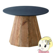 ラウンドテーブル Sサイズ サイドテーブル 北欧 木製 古材 パイン 天然木化粧合板 オーク 丸 円形 おし