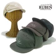Rubenイヤーカバーフリースソフトバイザーキャップ　ヤング帽子