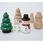 クリスマス DIY 子供用品 おもちゃ ホビー クリスマスツリー 木製 キッズ 赤ちゃん 知育玩具 ベビー用 3色
