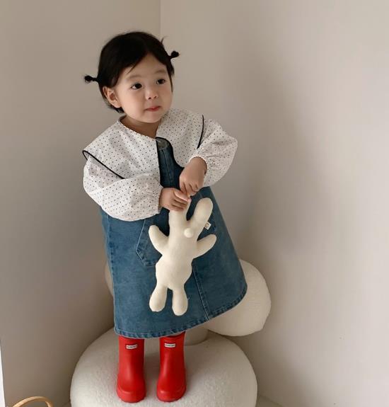春夏 韓国風子供服 子供服 　キッズ 　女の子 かわいい ワンピース デニム タンクトップスカート