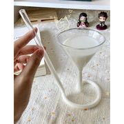 アイデア グラス ジュースカップ スパイラル ストローカップ 牛乳カップ 水を飲むカップ 家庭用